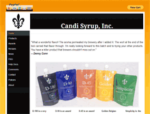 Tablet Screenshot of candisyrup.com